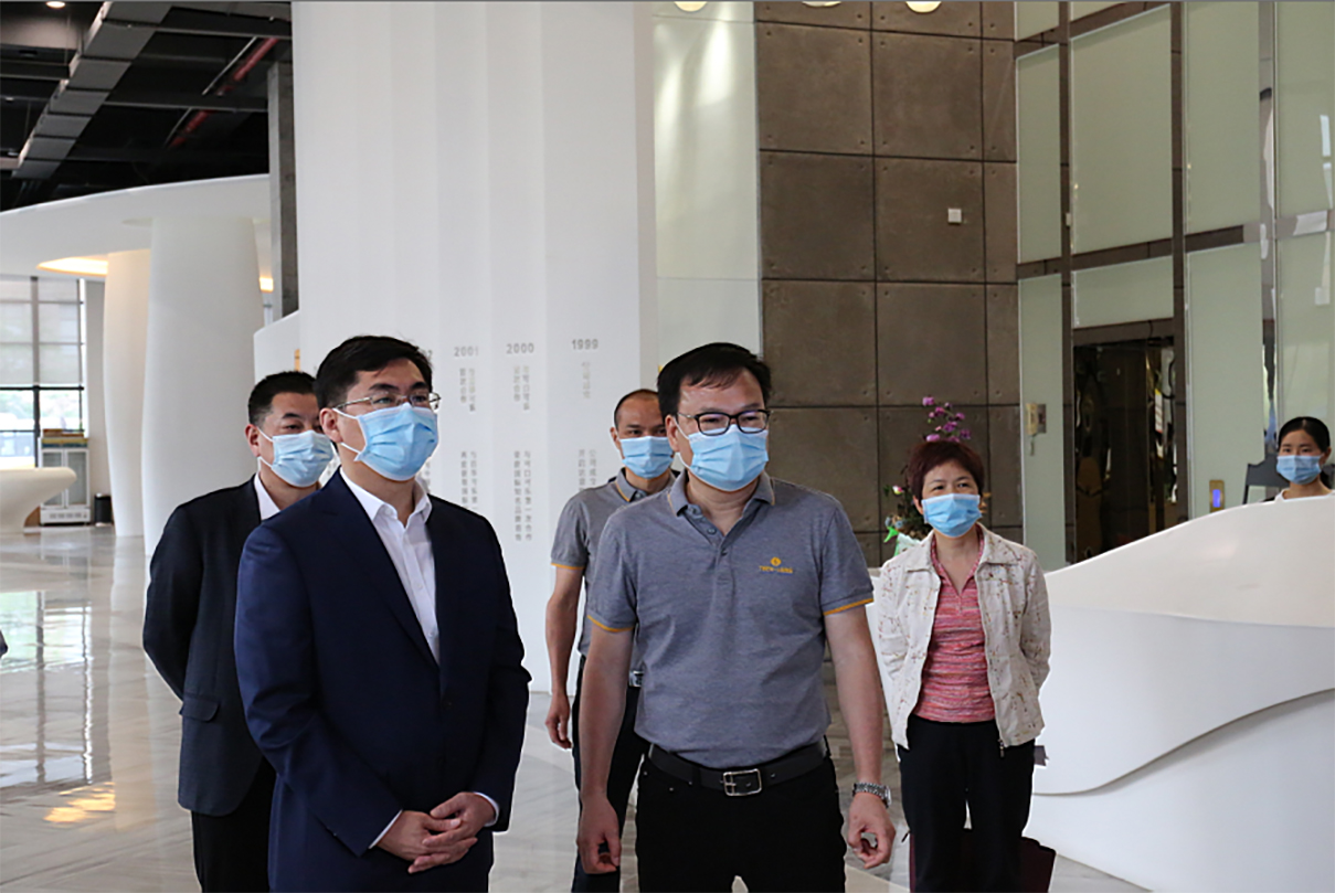 广东省副省长孙志洋一行赴伟德betvlctor1946源于英国考察调研